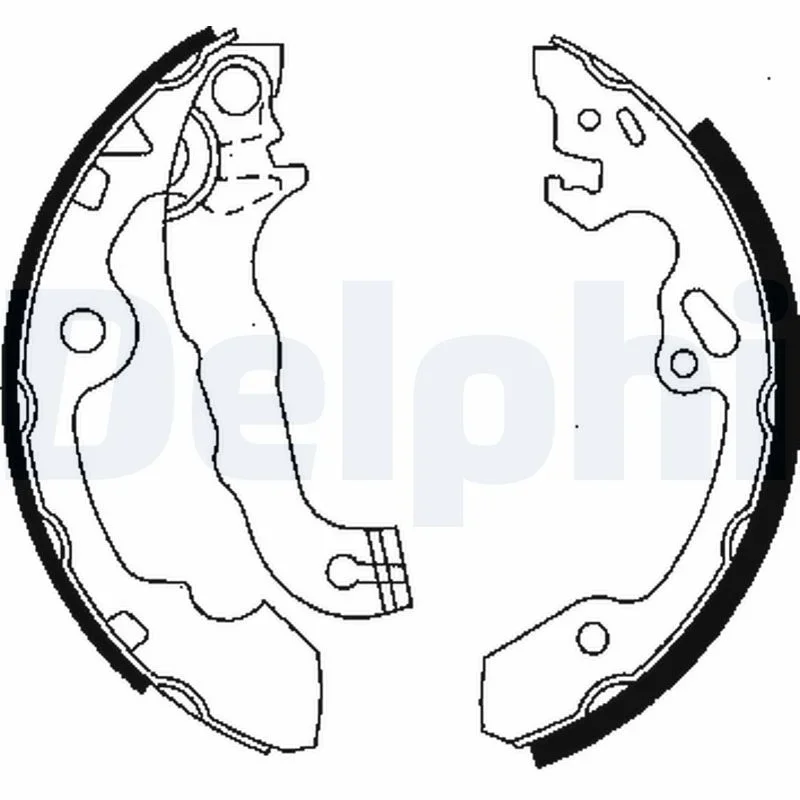 Sada brzdových čelistí DELPHI LS1850