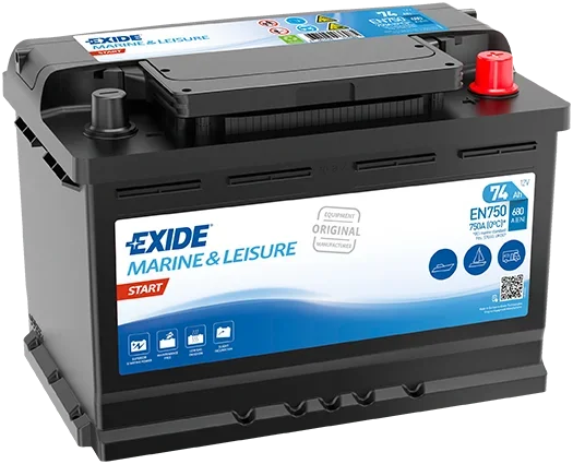 startovací baterie EXIDE EN750 startovací baterie EXIDE EN750