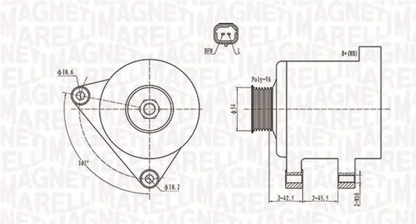generátor MAGNETI MARELLI 063731674010