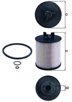 Palivový filtr KNECHT KX86/1D