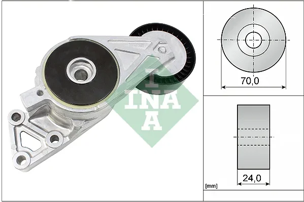 Napinaci rameno, zebrovany klinovy remen Schaeffler INA 533007630