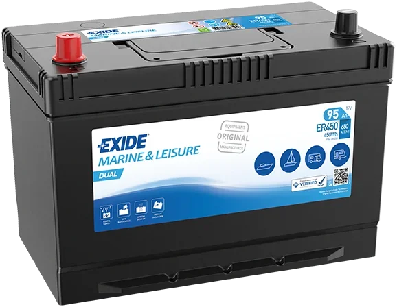 startovací baterie EXIDE ER450 startovací baterie EXIDE ER450