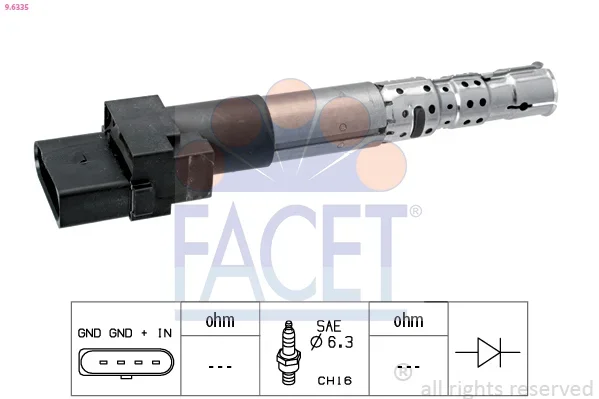 Zapalovací cívka FACET 9.6335