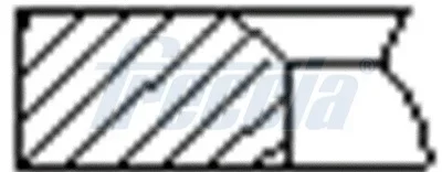 Pístní kroužek FRECCIA FR10-216600 – OE T207512 Pístní kroužek FRECCIA FR10-216600 – OE T207512
