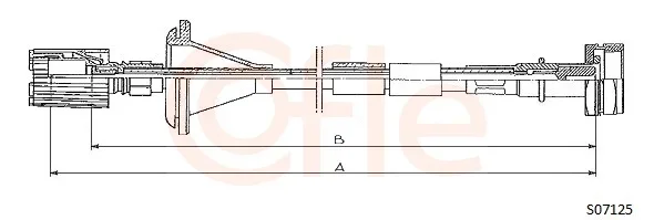 Hřídel tachometru COFLE S07125