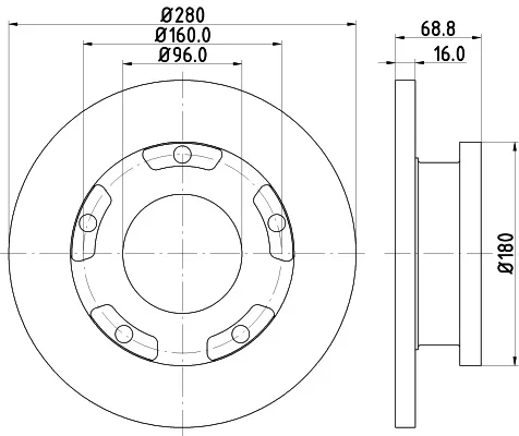 Brzdové kotouče Starline PB1779 Brzdové kotouče Starline PB1779