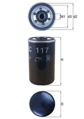 Palivový filtr KNECHT KC117