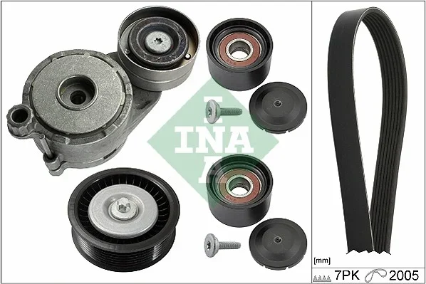 Sada zebrovanych klinovych remenu Schaeffler INA 529017110