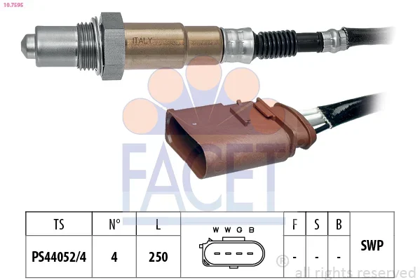 Lambda sonda FACET 10.7595 – OE 03D906265A