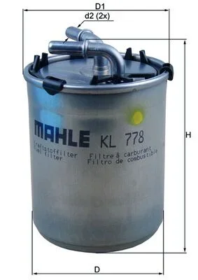 Palivový filtr KNECHT KL778