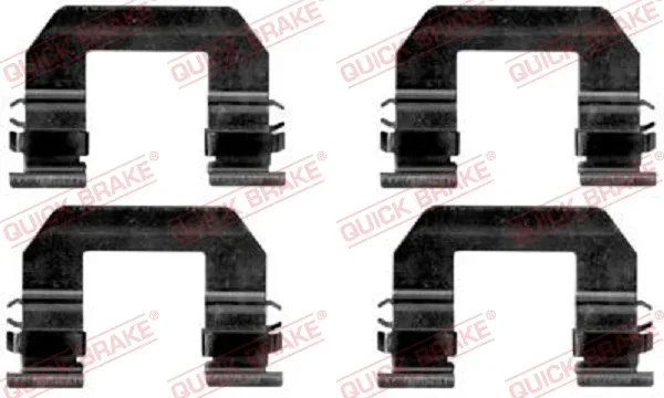 Sada prislusenstvi, oblozeni kotoucove brzdy QUICK BRAKE 109-1693
