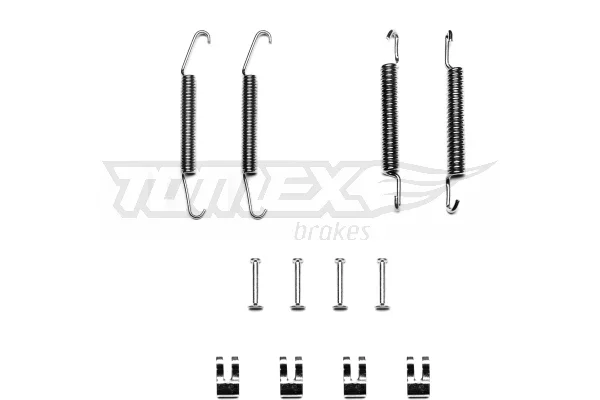 Sada příslušenství, brzdové čelisti Tomex Brakes TX40-27 Sada příslušenství, brzdové čelisti Tomex Brakes TX40-27