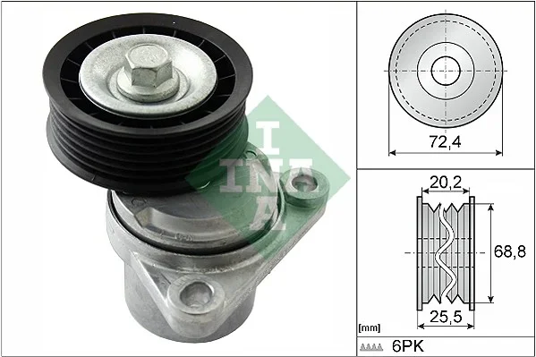 Napinaci rameno, zebrovany klinovy remen Schaeffler INA 534032610 Napinaci rameno, zebrovany klinovy remen Schaeffler INA 534032610