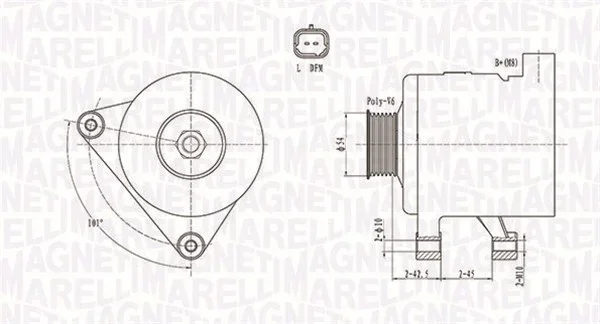 generátor MAGNETI MARELLI 063731498010