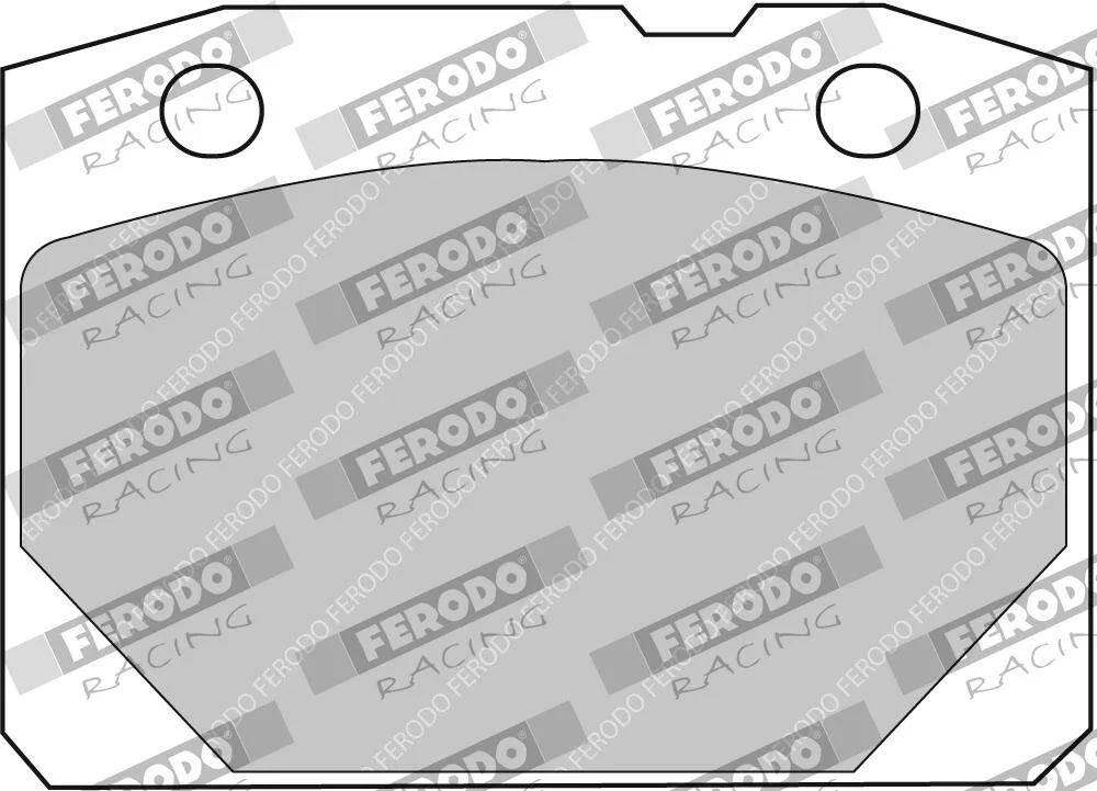 Sada brzdových destiček, kotoučová brzda FERODO RACING FCP96R