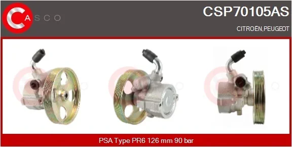 Hydraulické čerpadlo, řízení CASCO CSP70105AS Hydraulické čerpadlo, řízení CASCO CSP70105AS