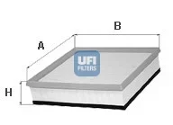 Vzduchový filtr UFI 30.113.00 – OE 1L0129620C