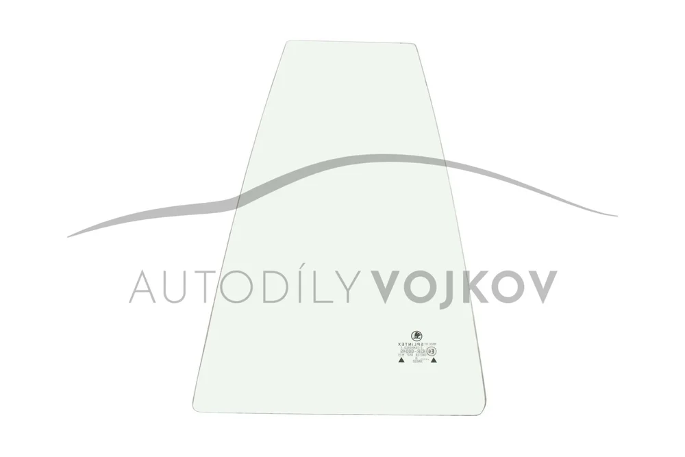 Sklo boční levé zadní trojuhelník zelené COMBI v:61203 Sklo boční levé zadní trojuhelník zelené COMBI v:61203