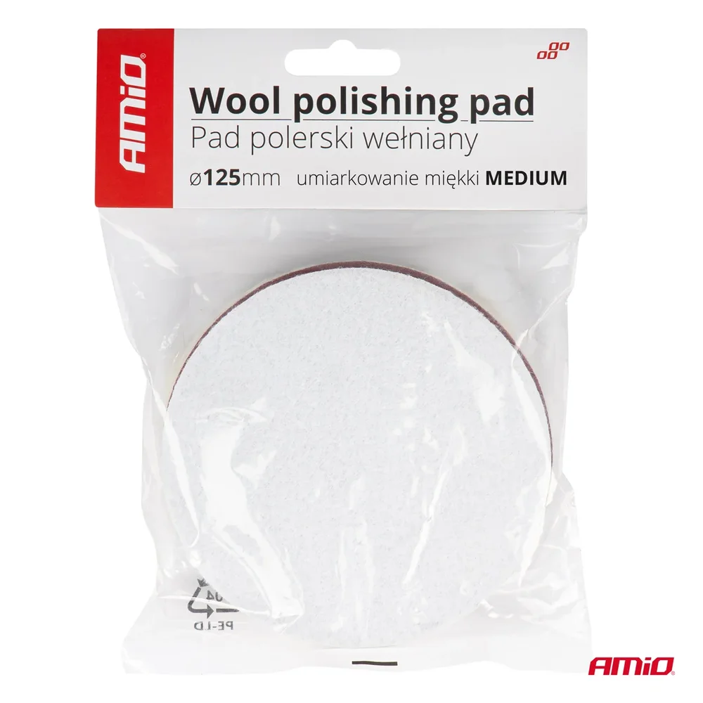 Leštící kotouč vlněný 125mm AMIO-03705 - Obrázek 3