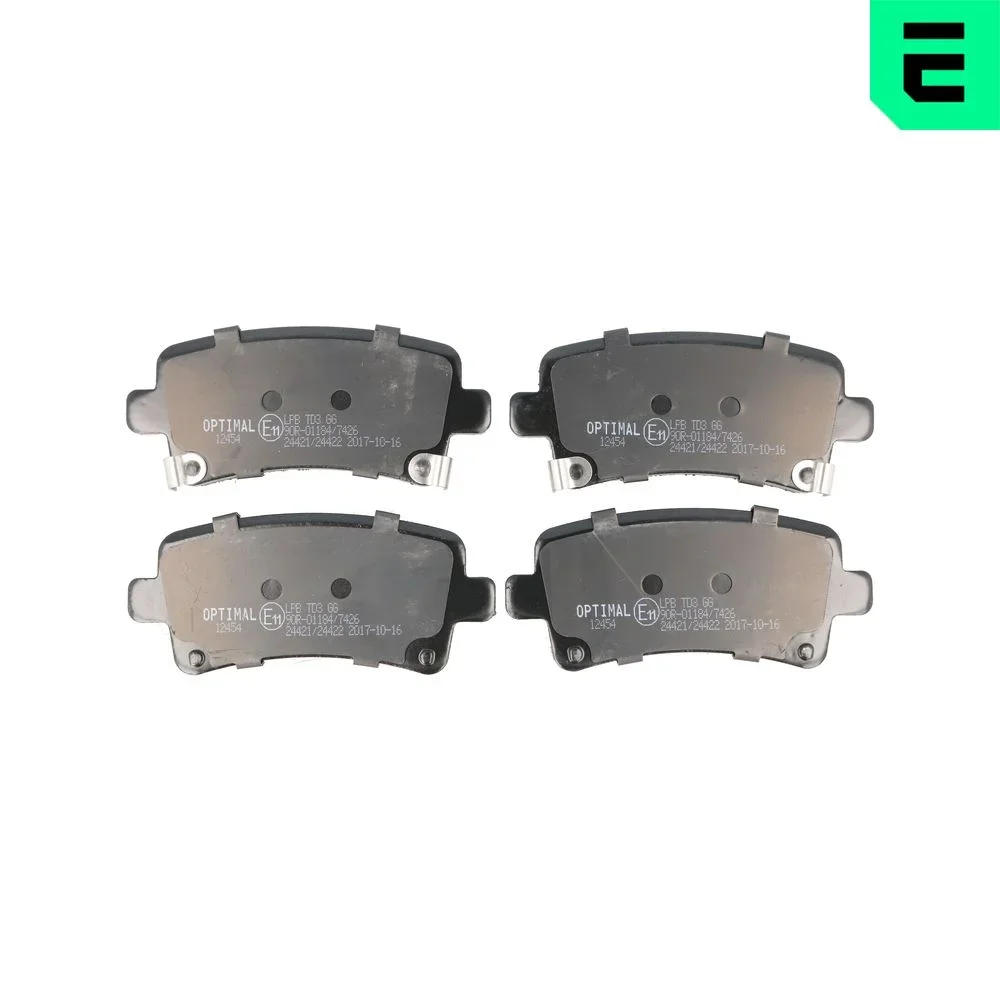 Sada brzdových destiček, kotoučová brzda OPTIMAL BP-12454