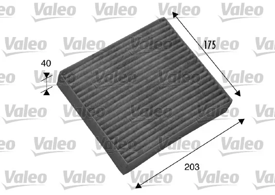 Filtr, vzduch v interiéru VALEO 698802