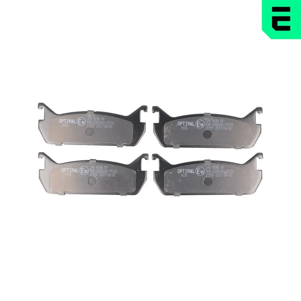 Sada brzdových destiček, kotoučová brzda OPTIMAL BP-09658