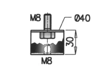 Drzak, vyfukovy system DINEX 49907 – OE 81.96210.0052