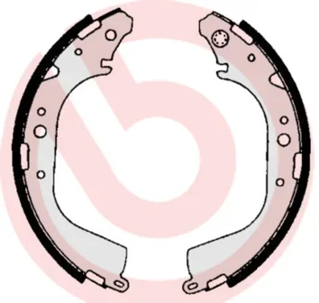 Sada brzdových čelistí BREMBO S83530