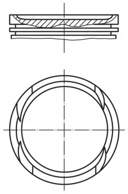 Píst MAHLE 0100500