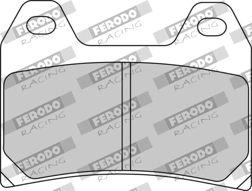 Sada brzdových destiček, kotoučová brzda FERODO RACING FDB2042XRAC