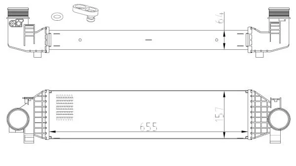 Chladič turba NRF 309068