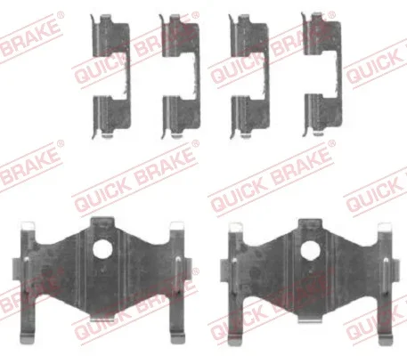 Sada prislusenstvi, oblozeni kotoucove brzdy QUICK BRAKE 109-1710 Sada prislusenstvi, oblozeni kotoucove brzdy QUICK BRAKE 109-1710