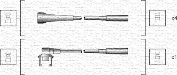 Sada kabelů pro zapalování MAGNETI MARELLI 941318111145